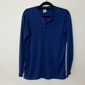 VTG Patagonia Capilene Base Layer Long Sleeve Shirt Snap Collar Women’s Medium‎